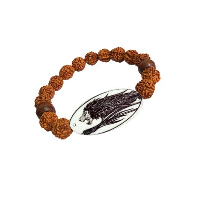 Leo 5 Mukhi Rudraksha Bracelet